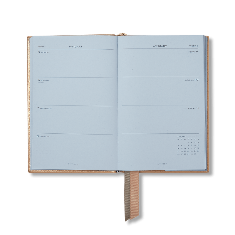 Smythson 2026 Chelsea Weekly Diary In Panama