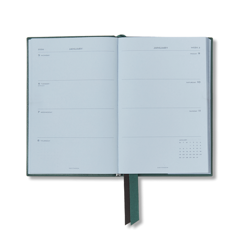 Smythson 2026 Chelsea Weekly Diary In Panama