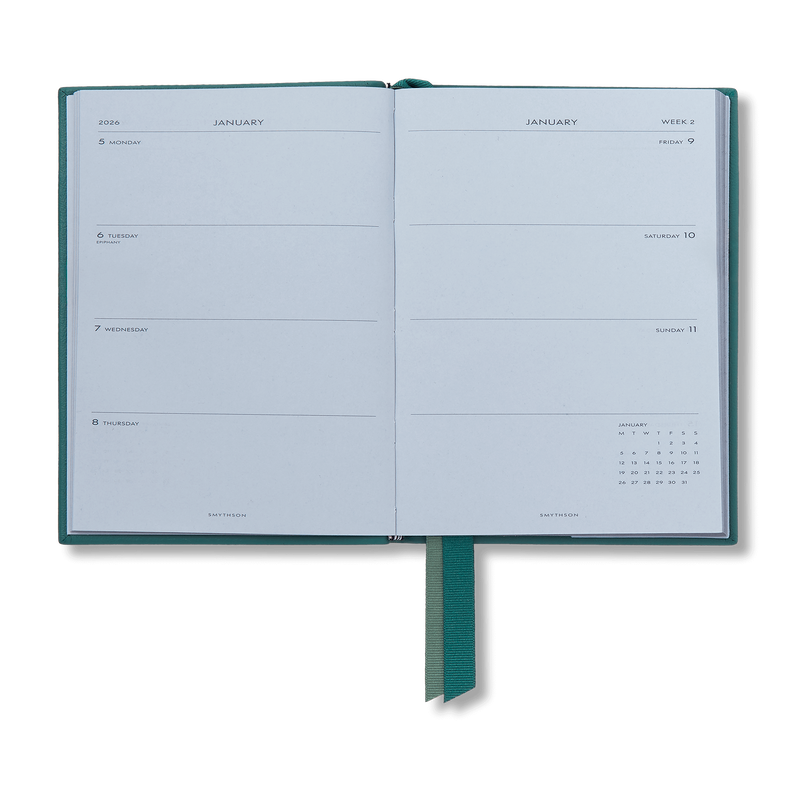 Smythson 2026 Chelsea Weekly Diary In Panama