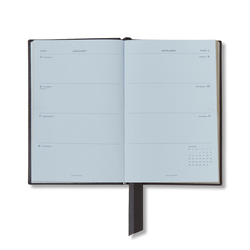 Smythson 2026 Chelsea Weekly Diary In Panama