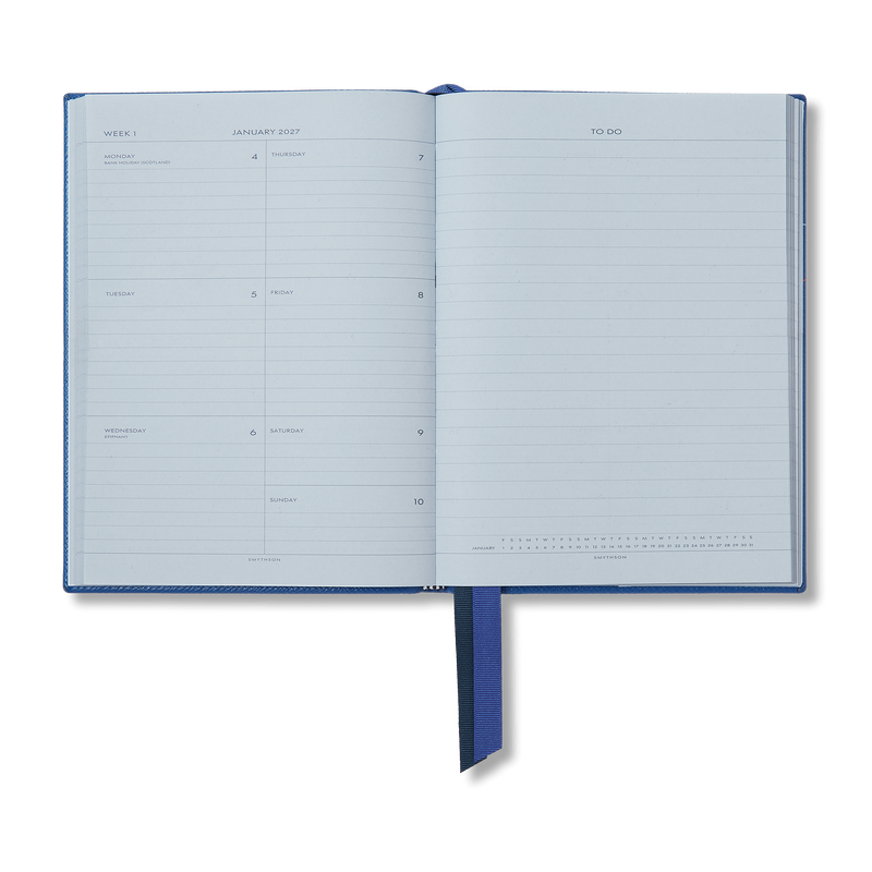 Smythson 2026 Dogs Soho Weekly Diary In Panama