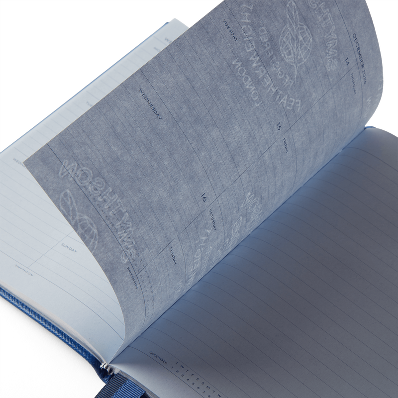 Smythson 2026 Dogs Soho Weekly Diary In Panama