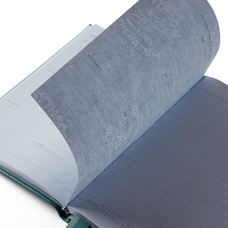 Smythson 2026 Dogs Soho Weekly Diary In Panama