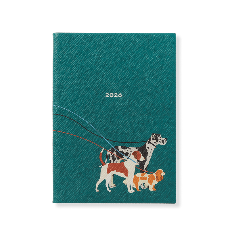 smythson 2026 Dogs Soho Weekly Diary in Panama