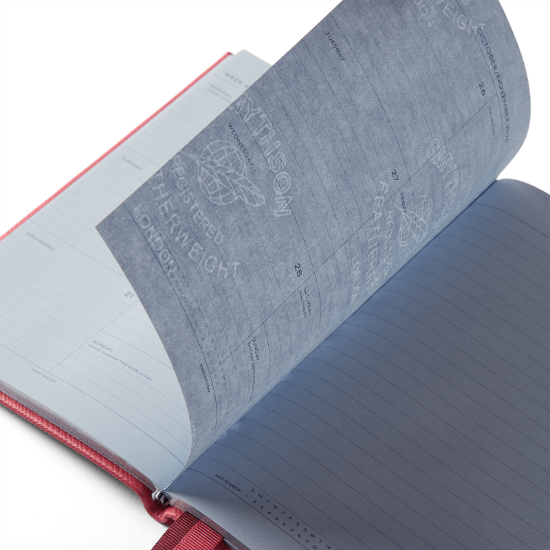 Smythson 2026 Dogs Soho Weekly Diary In Panama