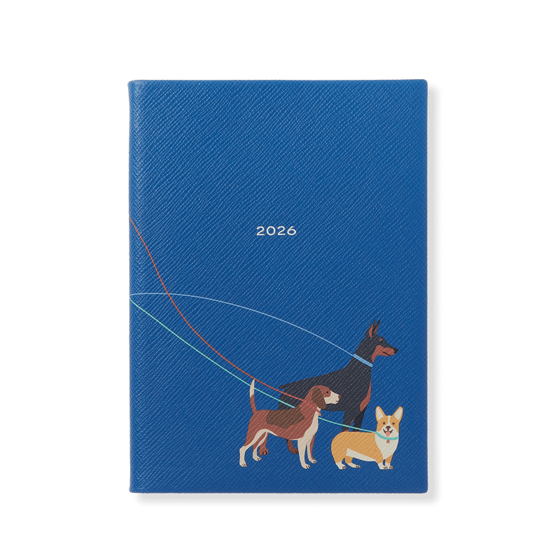 smythson 2026 Dogs Soho Weekly Diary in Panama