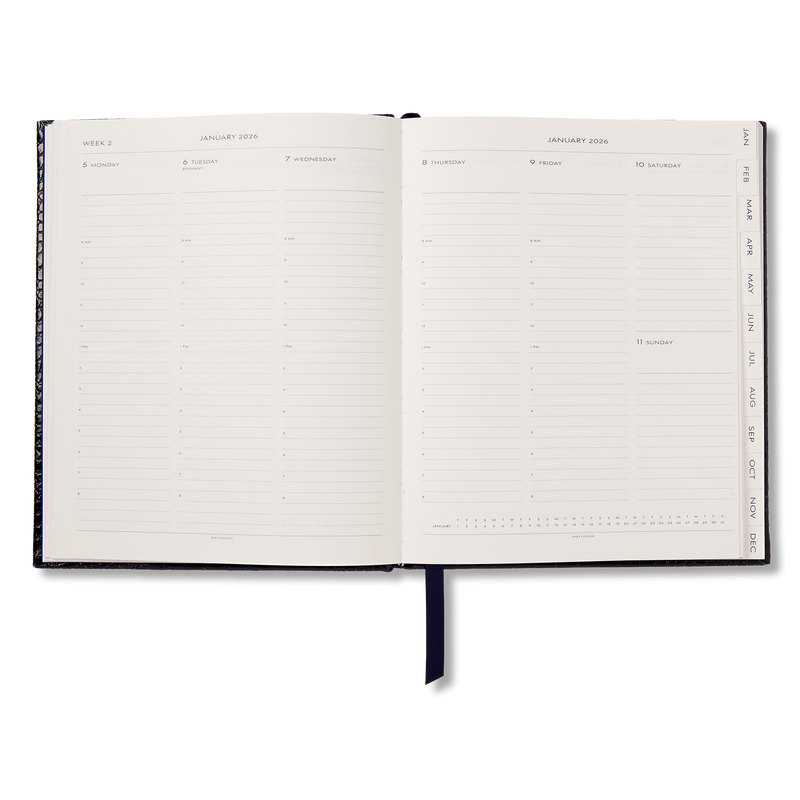 Smythson 2026 Kings Weekly Vertical Diary In Mara