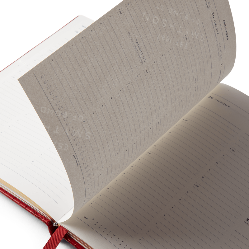 Smythson 2026 Kings Weekly Vertical Diary In Mara