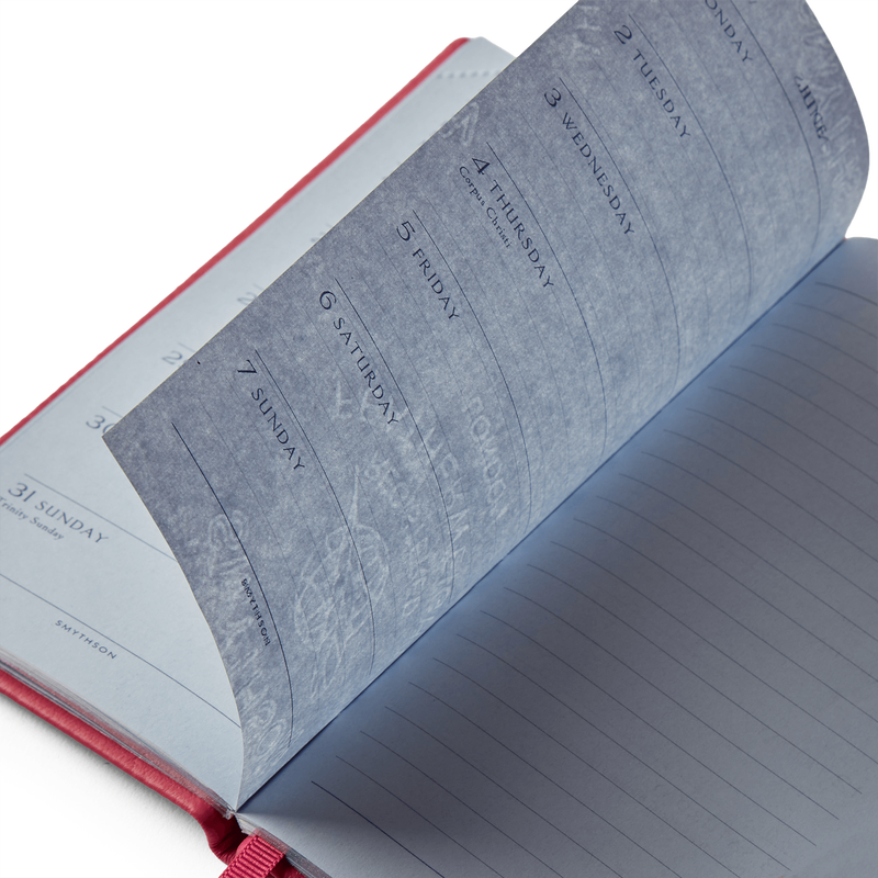 Smythson 2026 Memoranda Weekly Diary In Panama