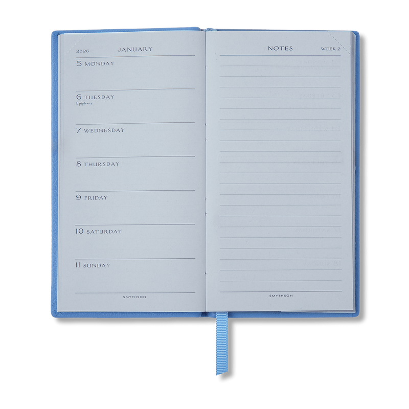 Smythson 2026 Memoranda Weekly Diary In Panama