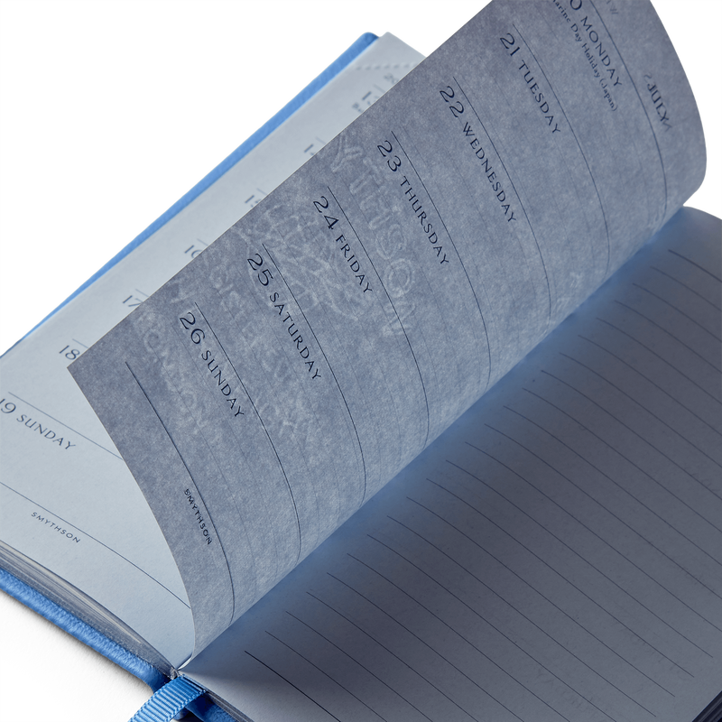 Smythson 2026 Memoranda Weekly Diary In Panama