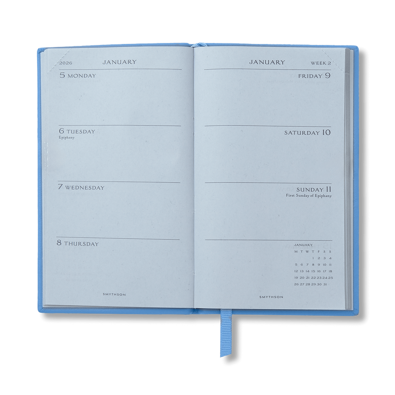 Smythson 2026 Panama Weekly Diary