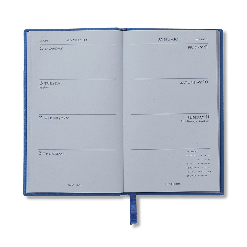 Smythson 2026 Panama Weekly Diary