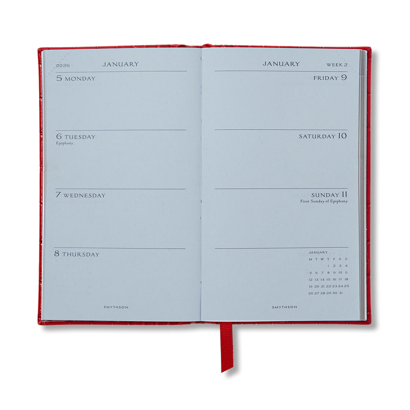 Smythson 2026 Panama Weekly Diary In Mara