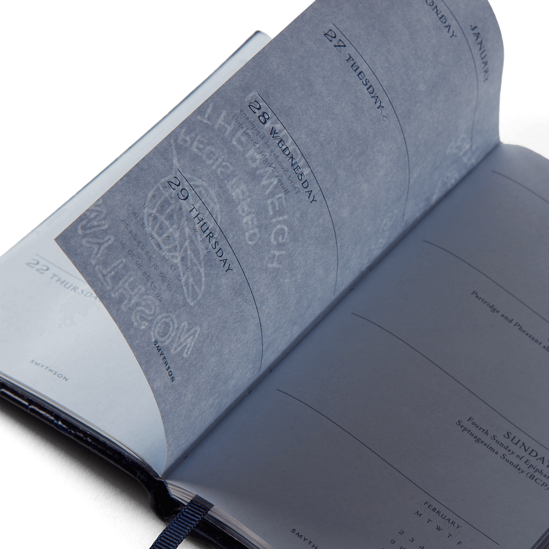 Smythson 2026 Panama Weekly Diary In Mara