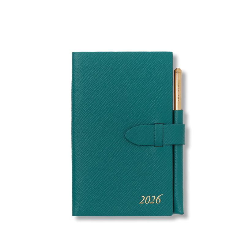 smythson 2026 Panama Weekly Diary with Pencil