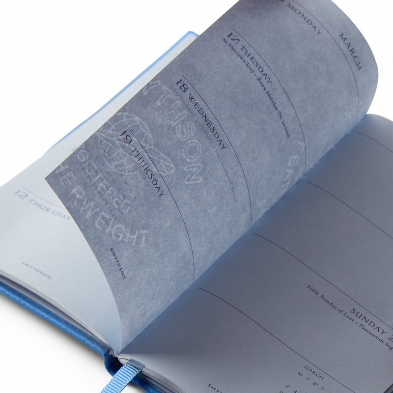 Smythson 2026 Panama Weekly Diary With Pencil