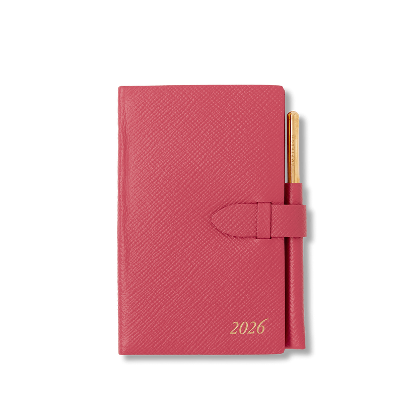 smythson 2026 Panama Weekly Diary with Pencil
