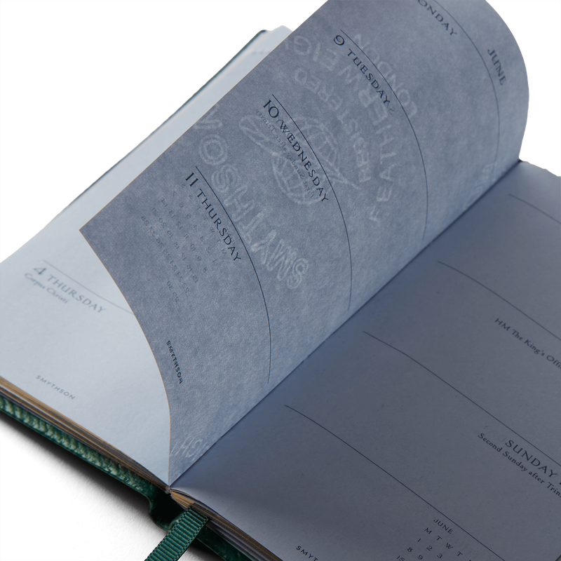 Smythson 2026 Panama Weekly Diary With Pencil