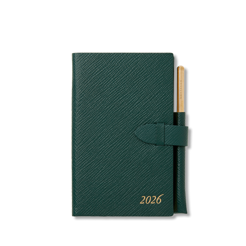 smythson 2026 Panama Weekly Diary with Pencil