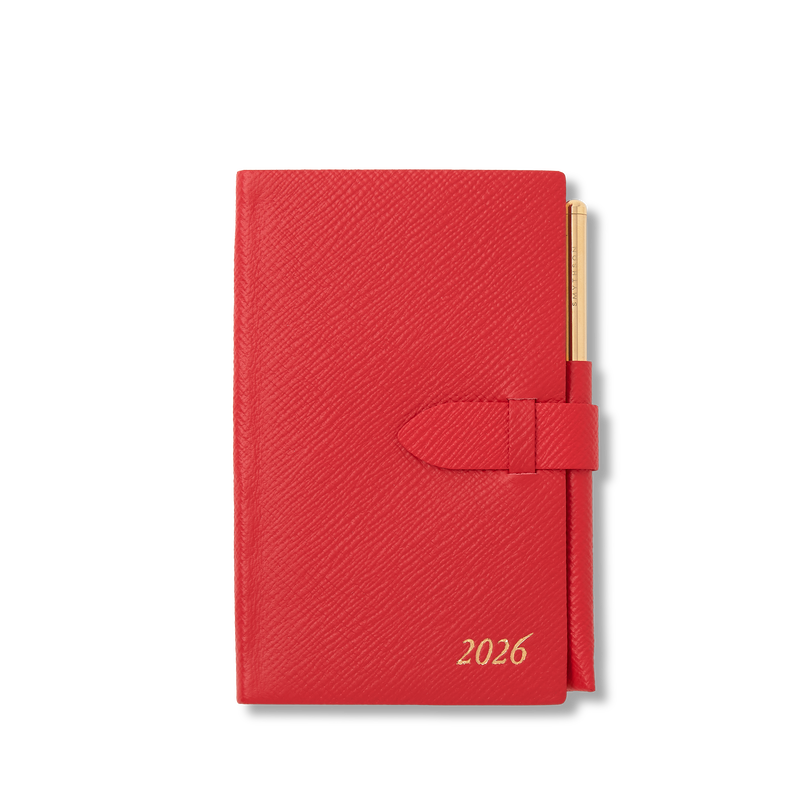 smythson 2026 Panama Weekly Diary with Pencil