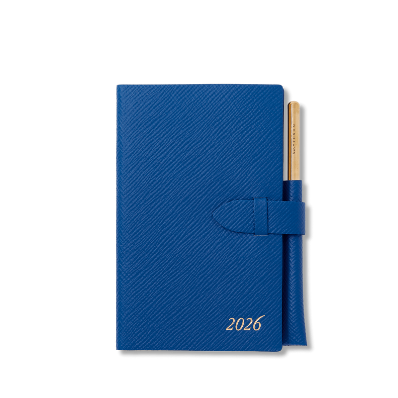 smythson 2026 Panama Weekly Diary with Pencil