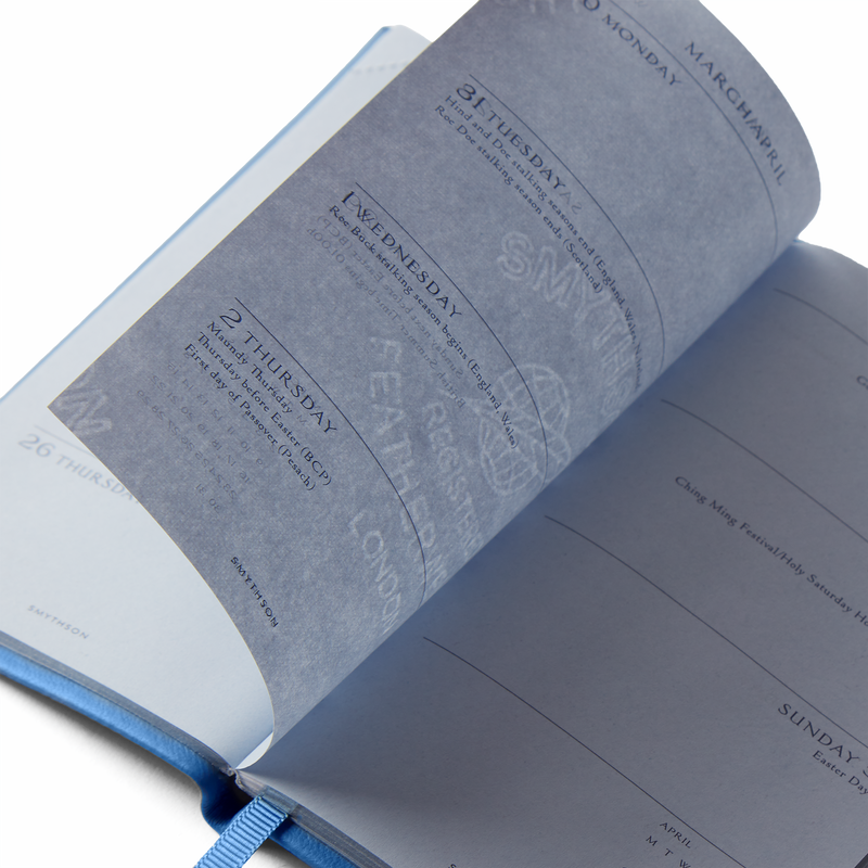 Smythson 2026 Panama Weekly Diary With Pocket