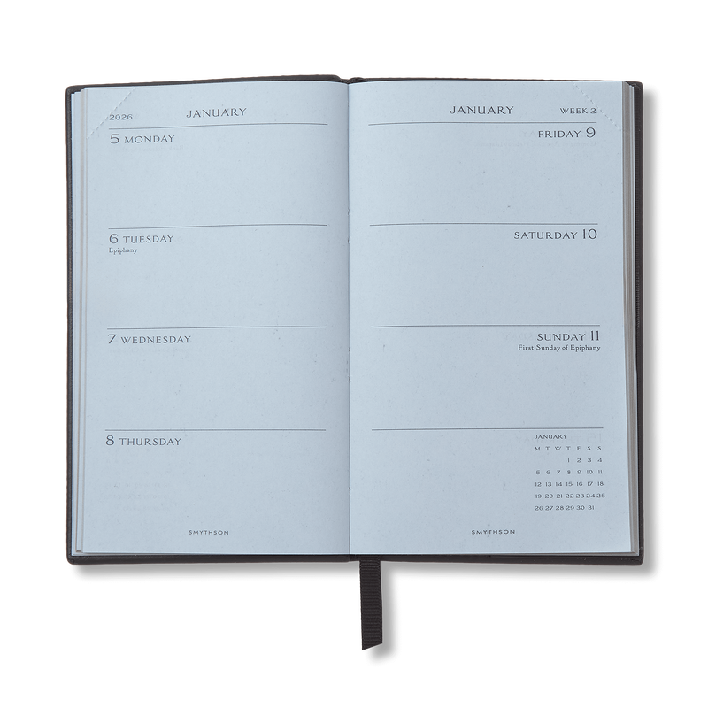 Smythson 2026 Panama Weekly Diary With Pocket