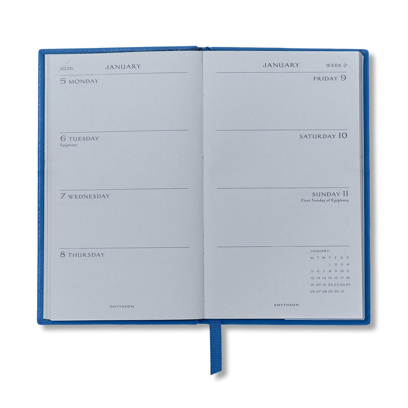 Smythson 2026 Panama Weekly Diary With Pocket