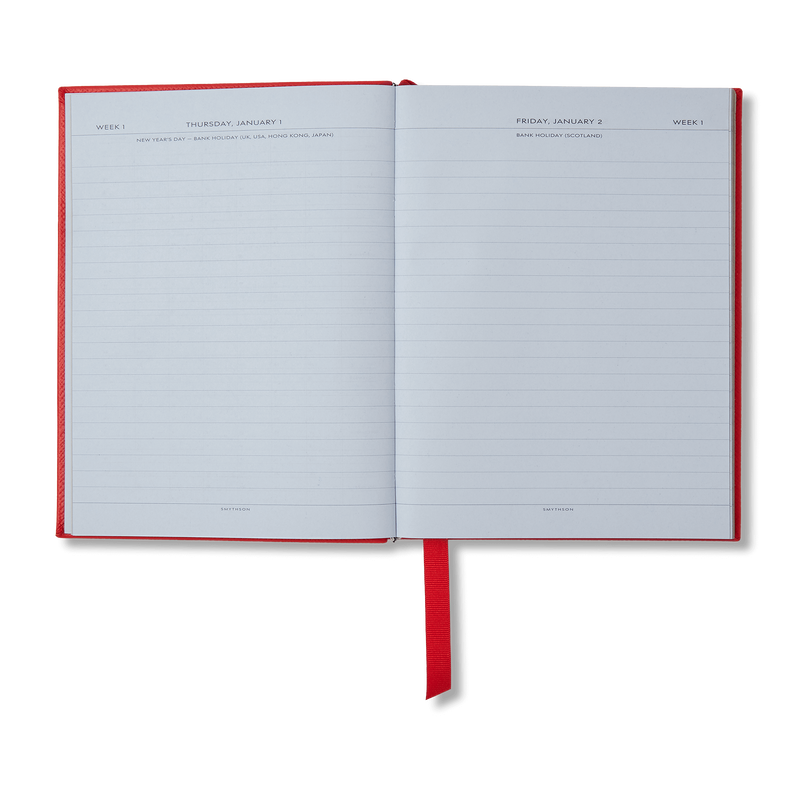 Smythson 2026 Soho Daily Diary In Panama