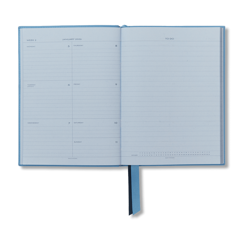 Smythson 2026 Soho Weekly Diary In Ludlow