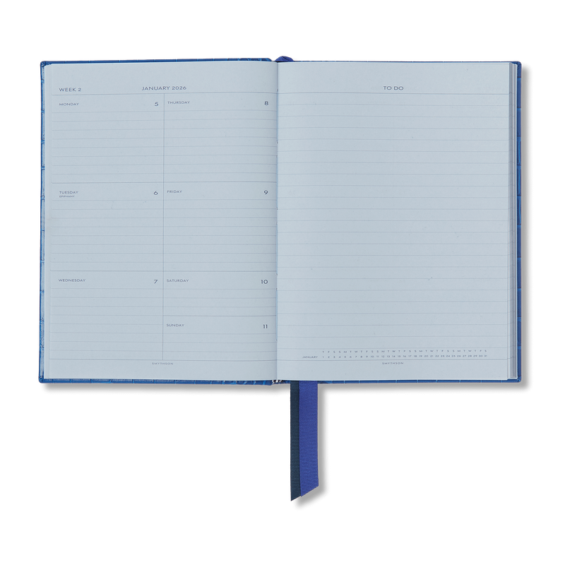 Smythson 2026 Soho Weekly Diary In Mara