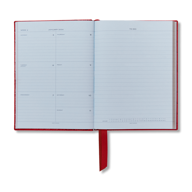 Smythson 2026 Soho Weekly Diary In Mara
