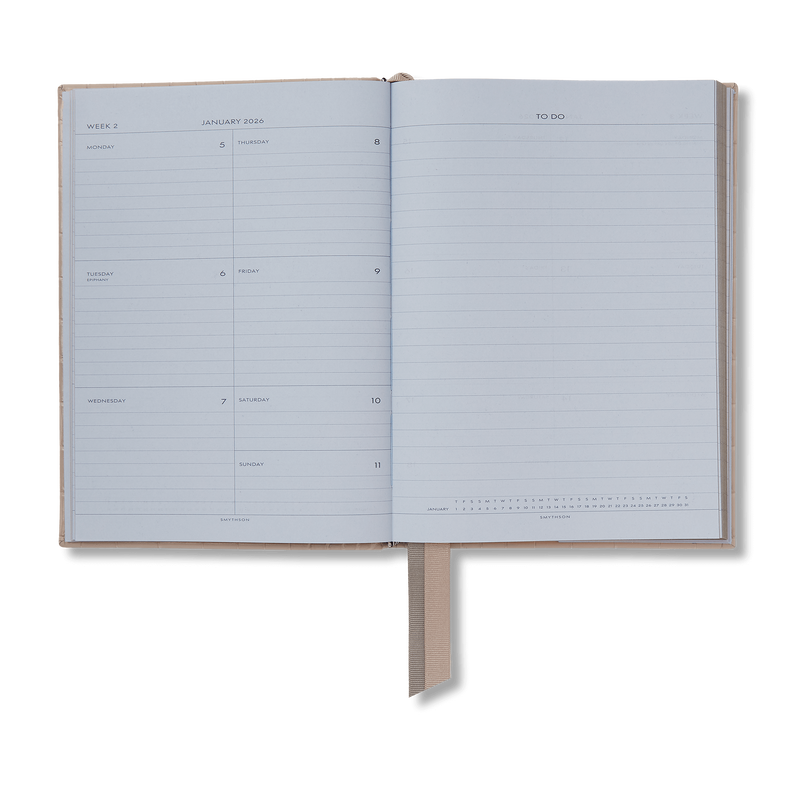 Smythson 2026 Soho Weekly Diary In Mara