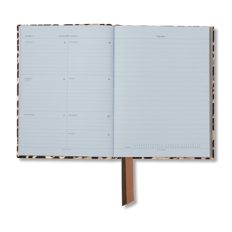 smythson 2026 Soho Weekly Diary In Panama
