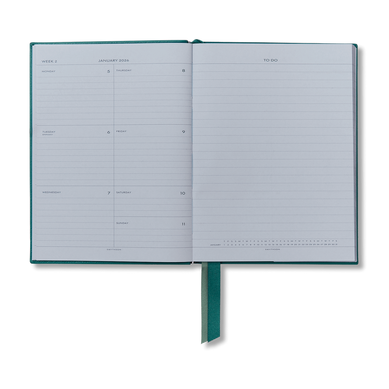 Smythson 2026 Soho Weekly Diary In Panama