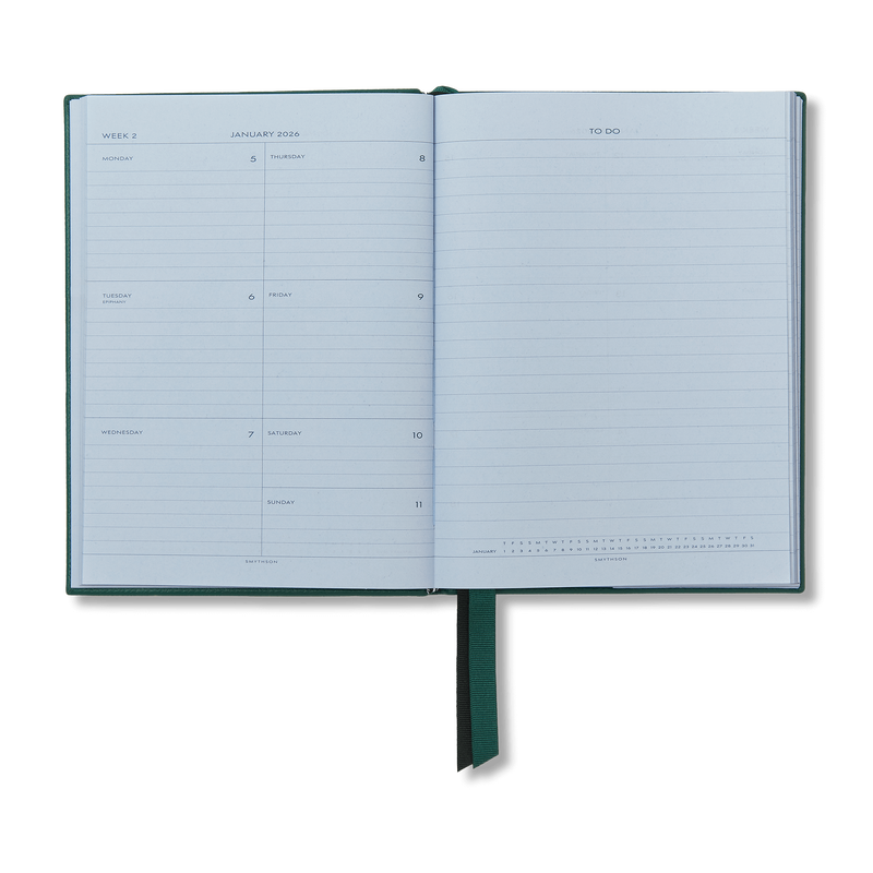 Smythson 2026 Soho Weekly Diary In Panama
