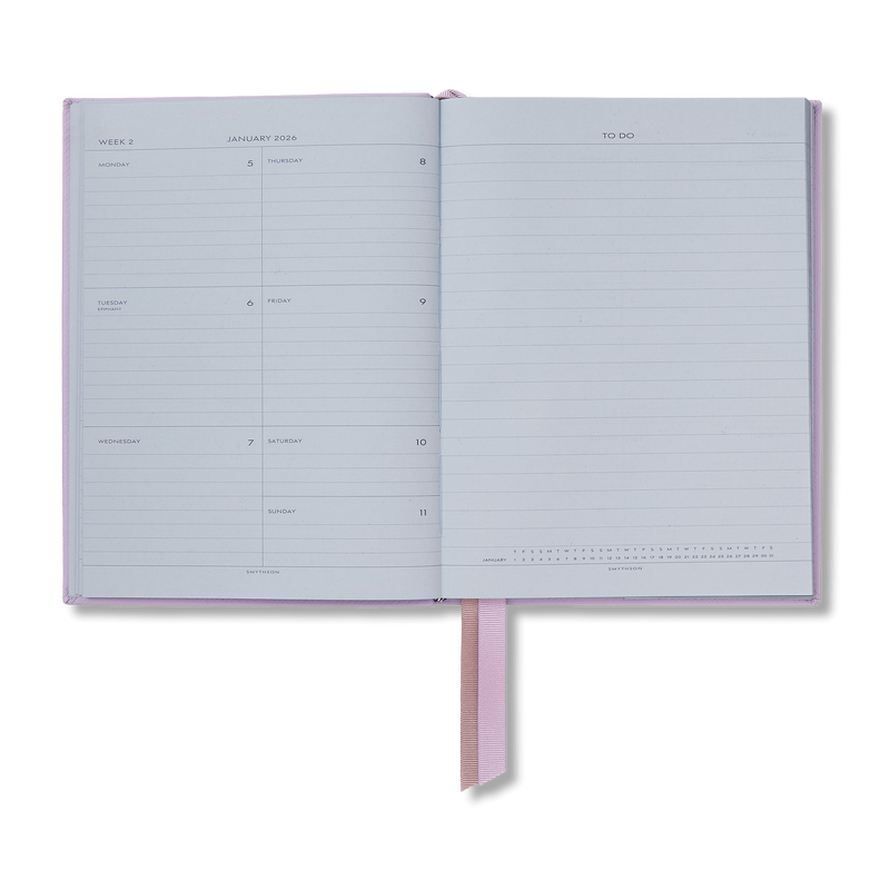 Smythson 2026 Soho Weekly Diary In Panama