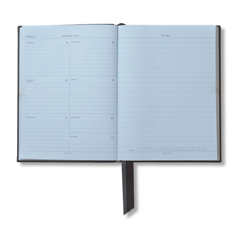 Smythson 2026 Soho Weekly Diary In Panama