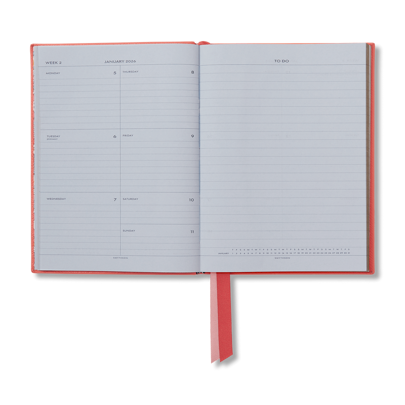 Smythson 2026 Soho Weekly Diary In Panama
