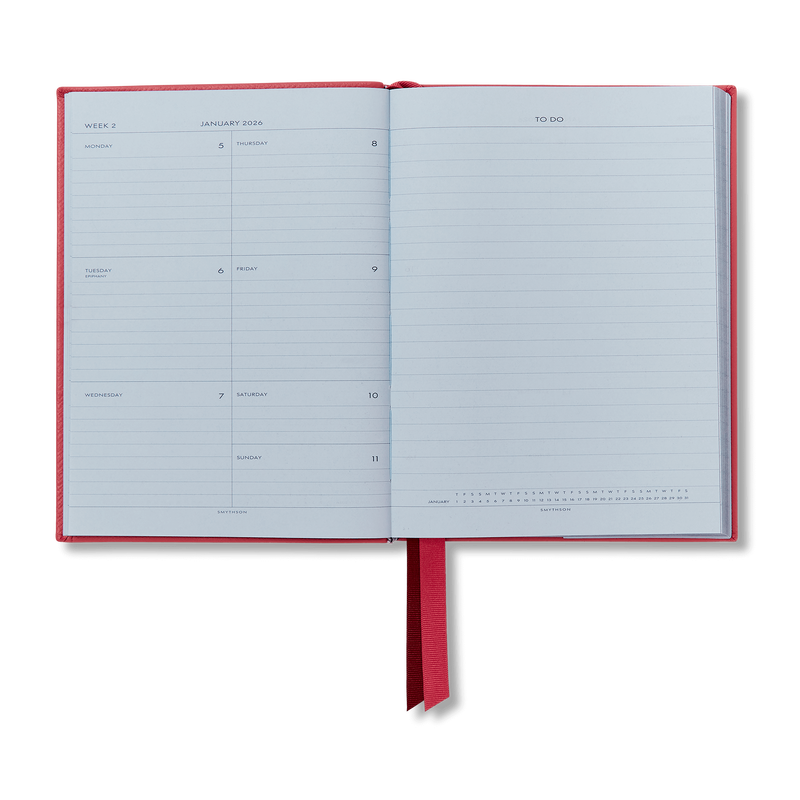 Smythson 2026 Soho Weekly Diary In Panama