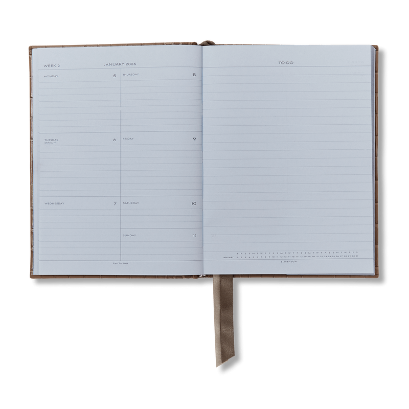 Smythson 2026 Soho Weekly Diary With Slide In Mara