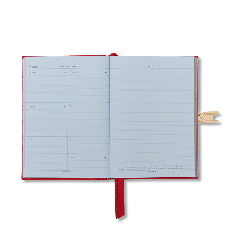 Smythson 2026 Soho Weekly Diary With Slide In Mara