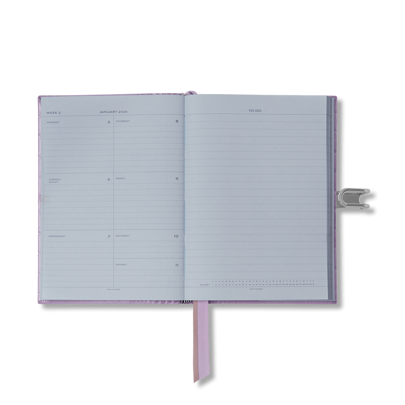 Smythson 2026 Soho Weekly Diary With Slide In Mara