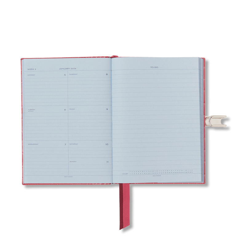 Smythson 2026 Soho Weekly Diary With Slide In Mara