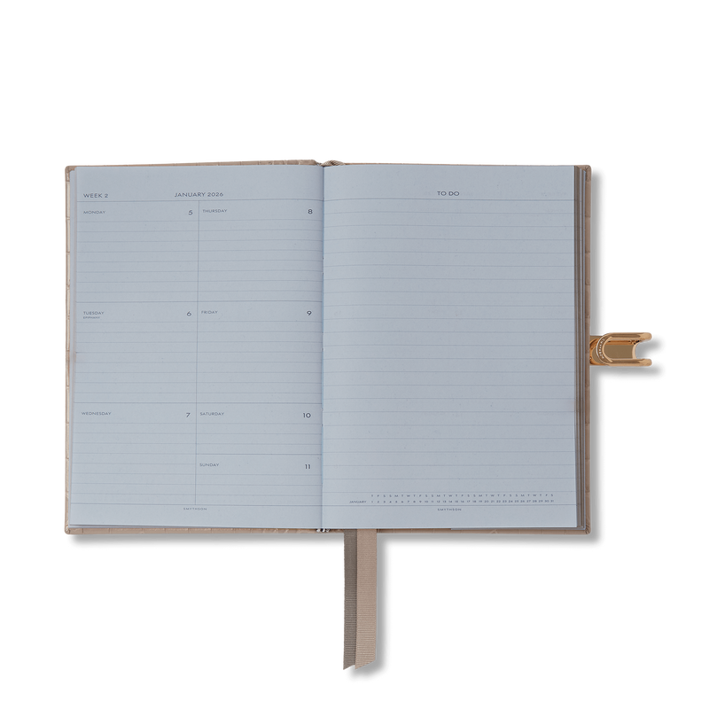 Smythson 2026 Soho Weekly Diary With Slide In Mara