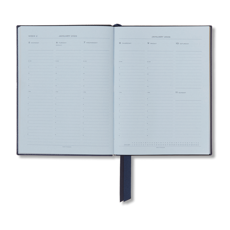 Smythson 2026 Soho Weekly Vertical Diary In Panama