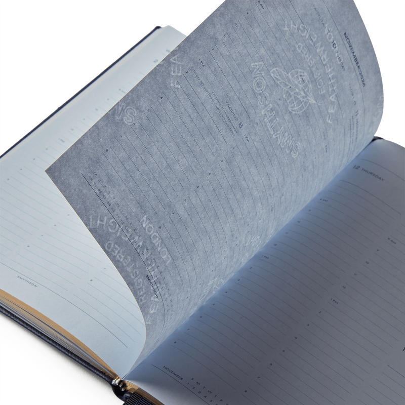 Smythson 2026 Soho Weekly Vertical Diary In Panama