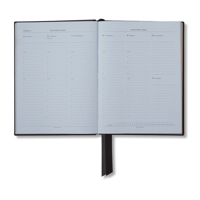 Smythson 2026 Soho Weekly Vertical Diary In Panama