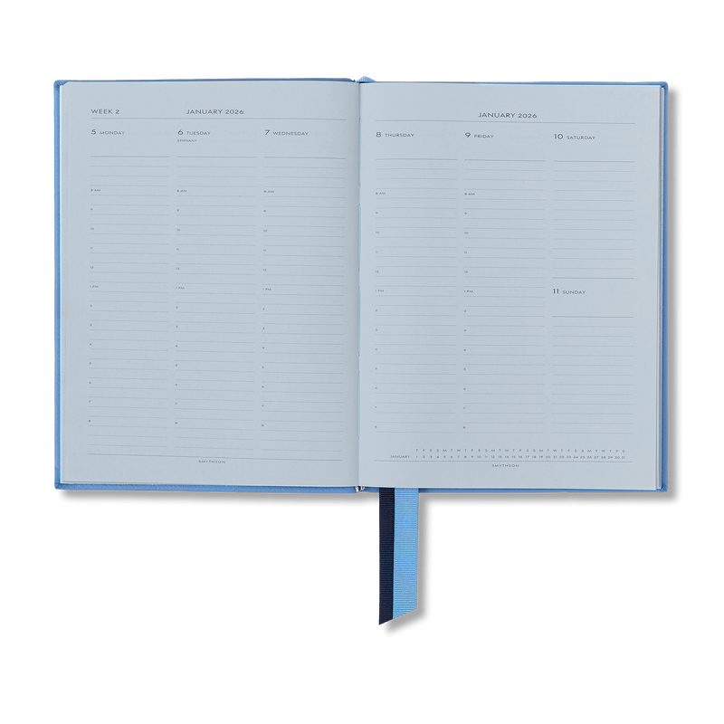 Smythson 2026 Soho Weekly Vertical Diary In Panama